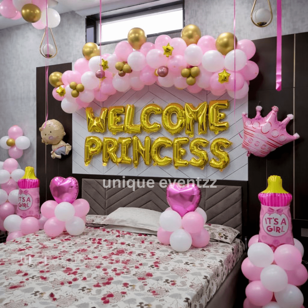 Baby Girl Welcome Room Decoration Baby Girl Welcome Room Decoration